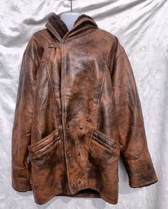 Vintage Premium  Brown Leather Jacket