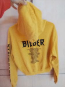 Stylish Yellow  Justin Bieber Hoodie
