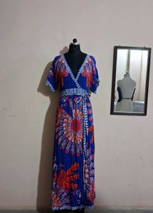 Boho Wrap Maxi Dress