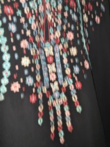 Aneri L Size 38 Black Embroidered Kurti