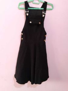 Black Skirt Dungaree