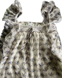 Floral Lace Trim Top