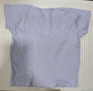 Lavender Square Neck Top