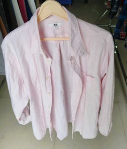 Uniqlo Pink Button-Down Shirt