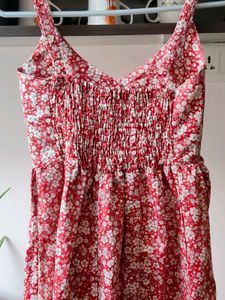Red Floral Dress