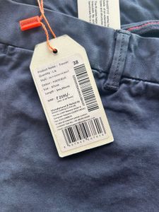 Navy Blue Casual Pants 38 size new with tag