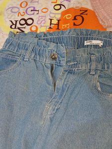 Denim Mom Jeans For Women/Girls