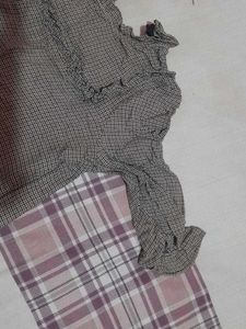 Ginger Check Top