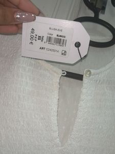 Blanco Blusa Eve - XS