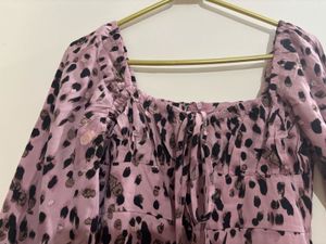 Pink Animal Print Dress
