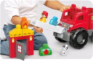 Mega Blocks Fire Truck Rescue, Multi Color