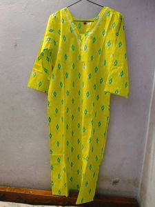 Elegant Yellow Kurta