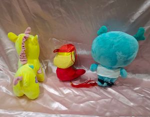 Combo Of 3 Imported Plushies Toys