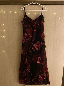 Floral Ruffle Midi Dress