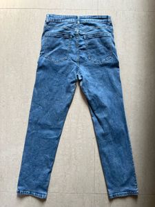 embellished rhinestones high waist Denim Jeans