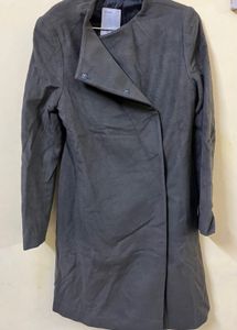 Olive Overlap Over Coat