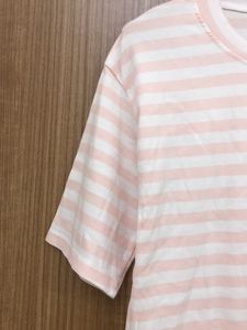 Peach &amp; White T-shirt