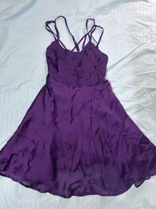 Satin Flare Dress