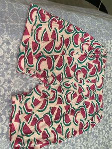 Watermelon Print Shorts