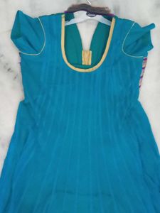 Teal &amp; Green Embellished Tunic