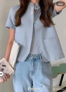 New With Tag Cute Korean Boxy Shirt