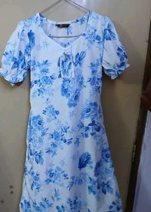 Floral Print Dress - Cottagecore Style