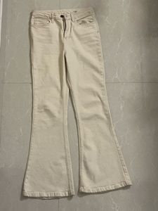 Bootcut White Jeans