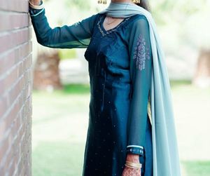 Elegant Teal Kurta Set