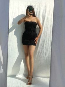 Black Bodycon Mini Dress