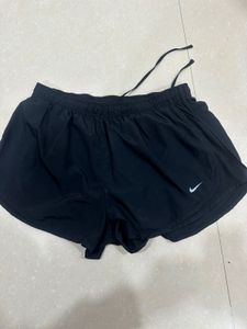 Unisex Nike Running Shorts with inner - Black