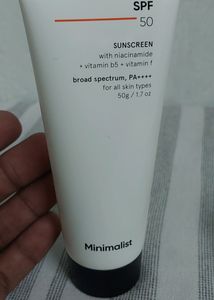 Minimalist Sunscreen Spf 50, PA++++, 50g