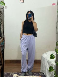 Lavender Jogger Pants.