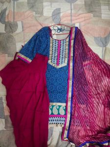 Blue patiyala Kurta 💙