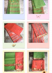 2 Brand new thread work  zari border saree