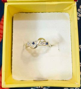 Elegant Gemstone Ring pure silver  #fixed price