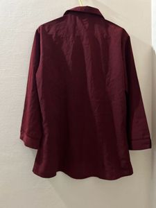 Maroon Formal Shirt