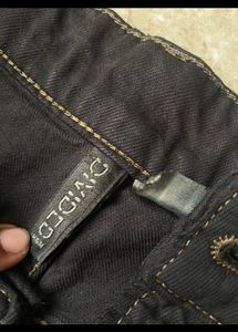 Vintage 1990s Y2K LA Black denim Jeans high Waist