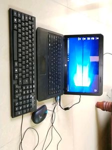 HP Laptop With Charger , Keyboard And Mouse S