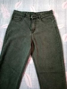 Dark Grey Denim Jeans