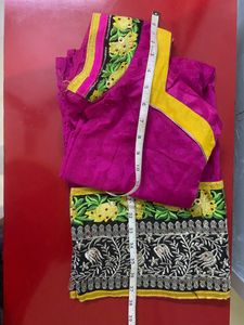 Rose And Yellow Salwar Set