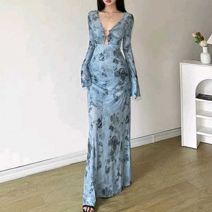 Floral Print Maxi Dress