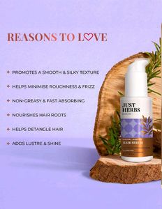 Just Herbs Hair Serum With Rosemary And Bhringraj