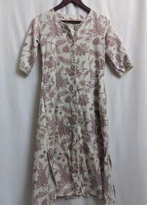 Utsaa Mauve Floral Print Women's Kurta