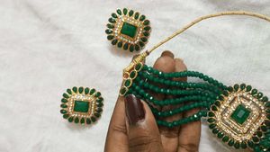 Emerald Green Jewelry Set