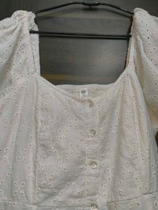 White Eyelet Dress