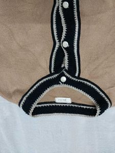 Warm Korean Button Up Sweater