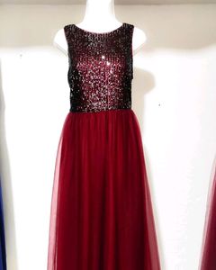 Red Sequin Dress