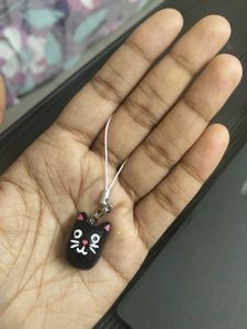 Cute Cat Phone Charm 🖤🐈‍⬛ ✨