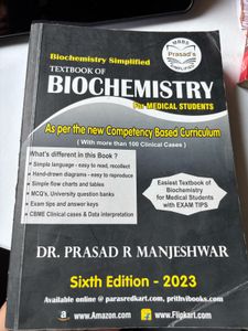 Biochemistry By Prasad For 1st Year Medicos