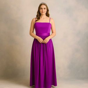 Elegant Purple Maxi Dress